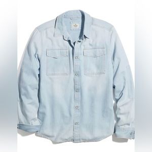 Seahaven Denim Overshirt in Faded Denim
